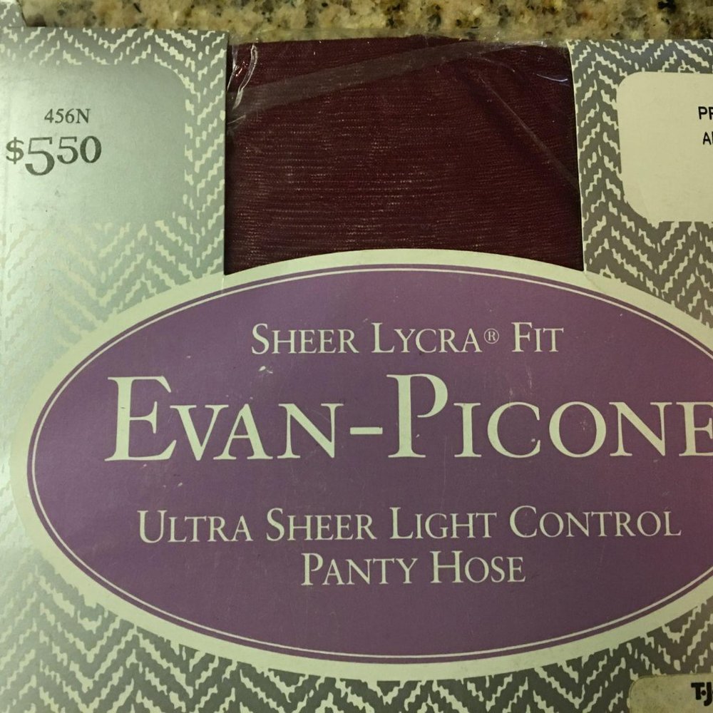 Vintage Evan Picone Plus size Plum Hosiery 3 pk